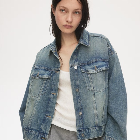 H&M Divided Blue Denim Jacket - Picture 3 of 5